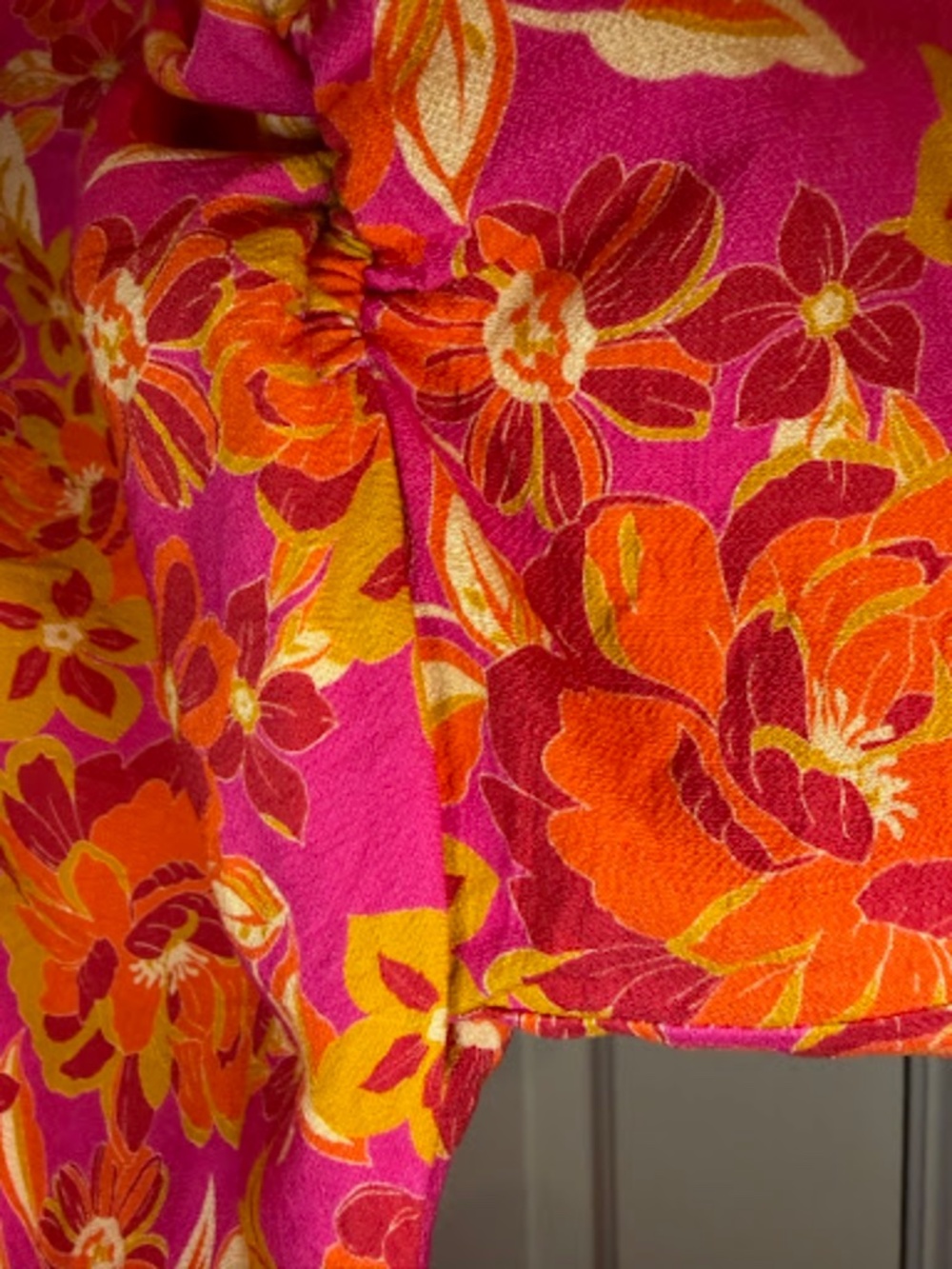 Boho Chic Floral Dress - Size M - Picture 5 of 6